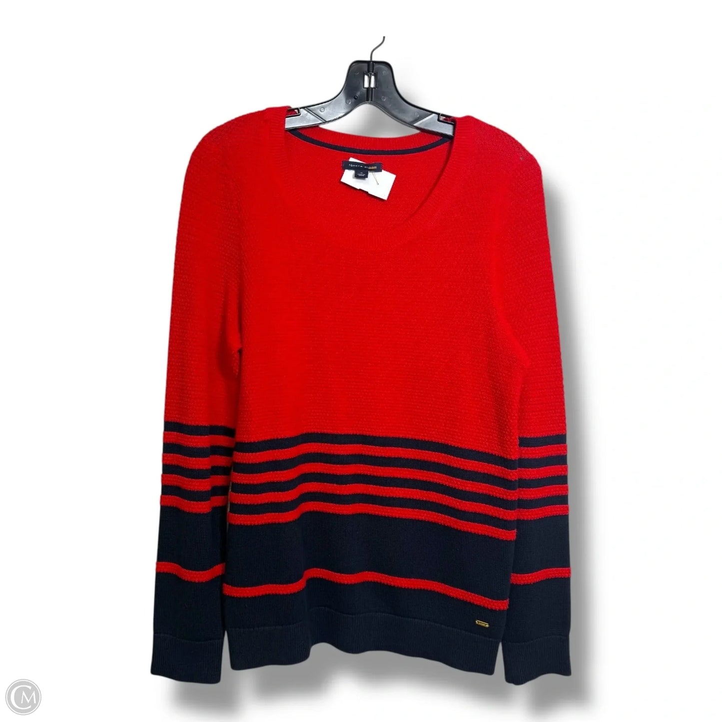 Sweater By Tommy Hilfiger In Red, Size: M