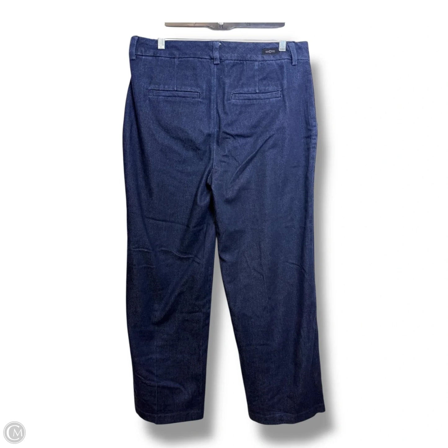 Jeans Wide Leg By Liverpool In Blue Denim, Size: 10