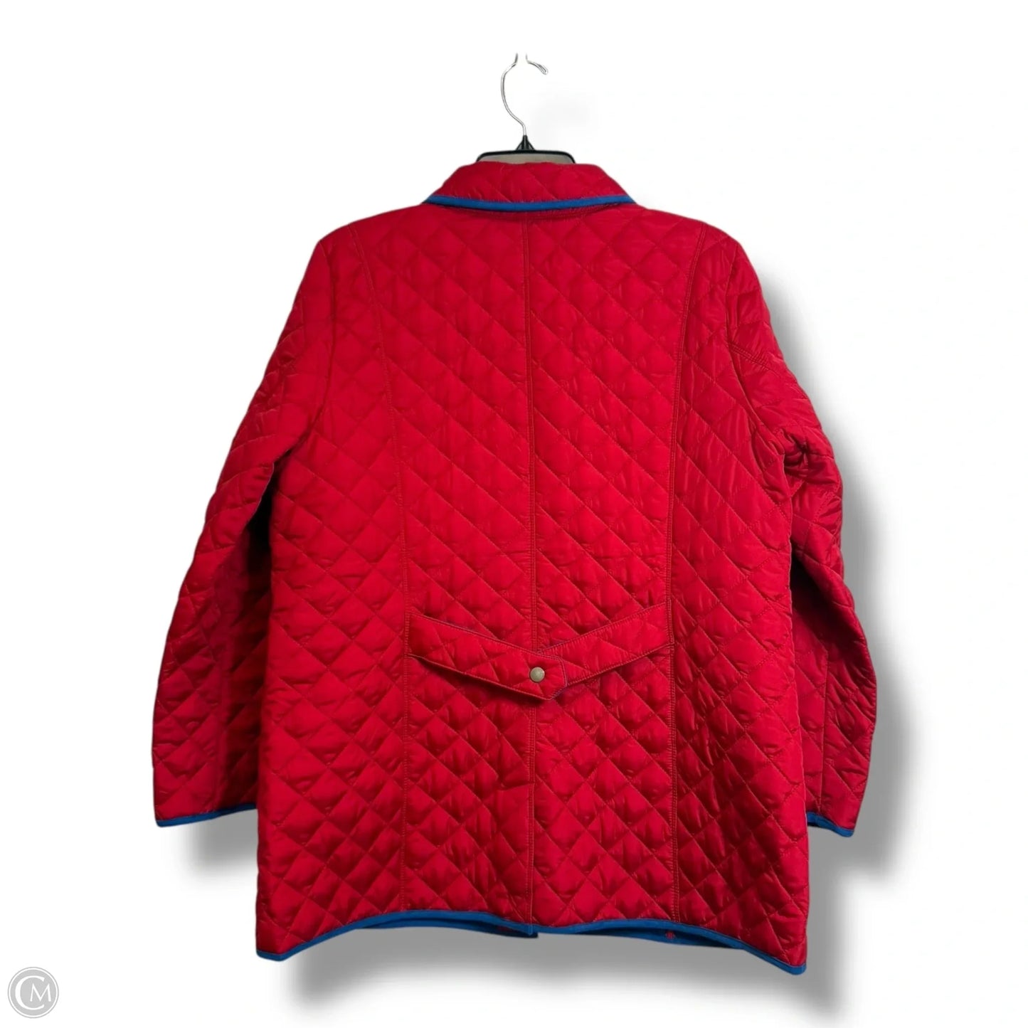 Jacket Puffer & Quilted By Joan Rivers In Red, Size: L