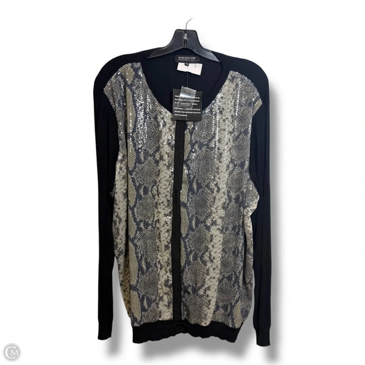 Sweater By Jones New York In Snakeskin Print, Size: 3x
