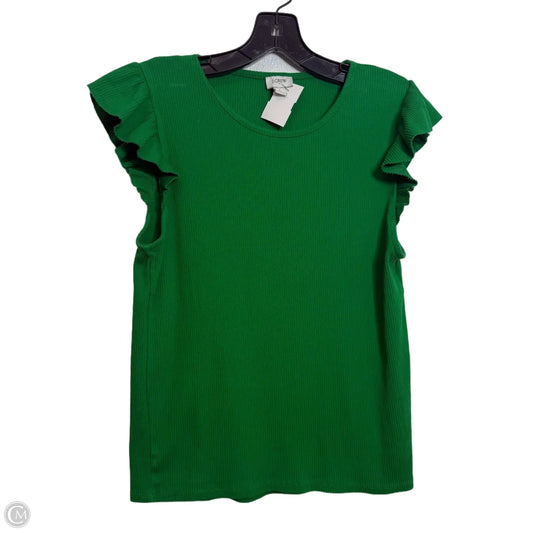 Top Sleeveless By J. Crew In Green, Size: L