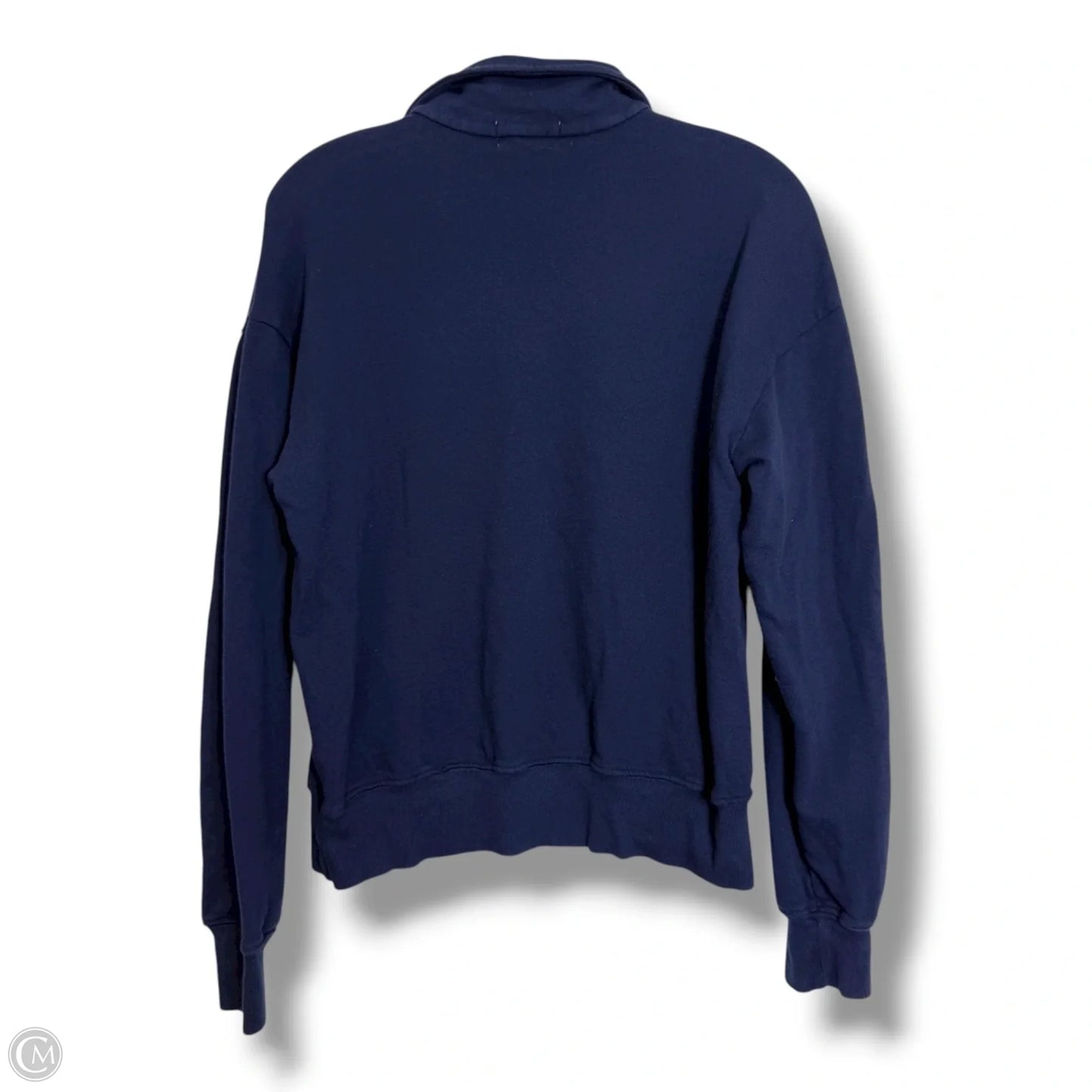 Athletic Top Long Sleeve Collar By T.la In Navy, Size: Xxs