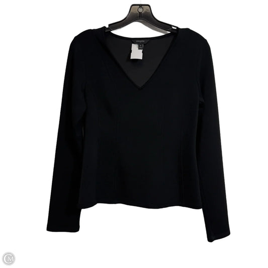 Top Long Sleeve By Banana Republic In Black, Size: S