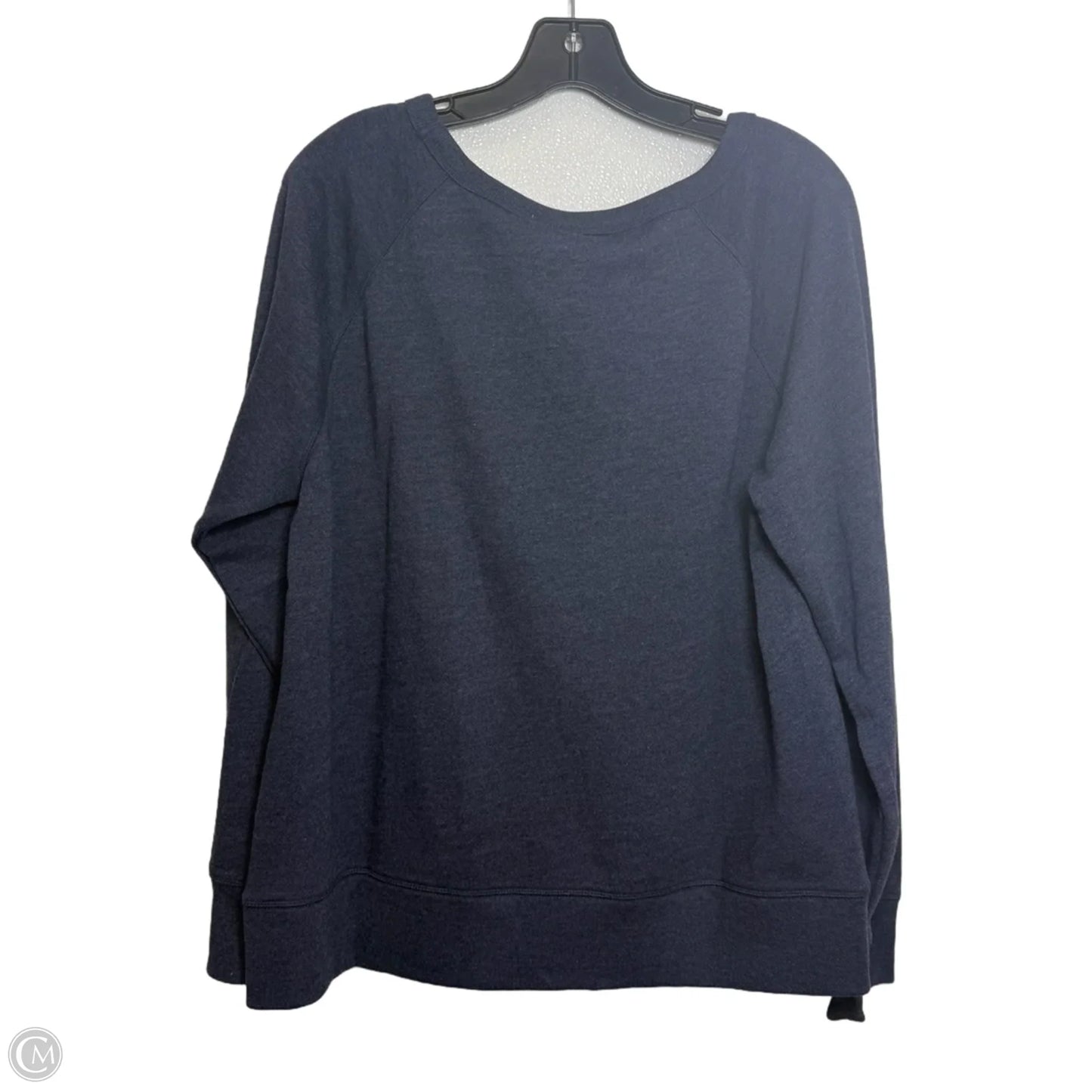 Sweatshirt Crewneck By Gap In Blue, Size: L