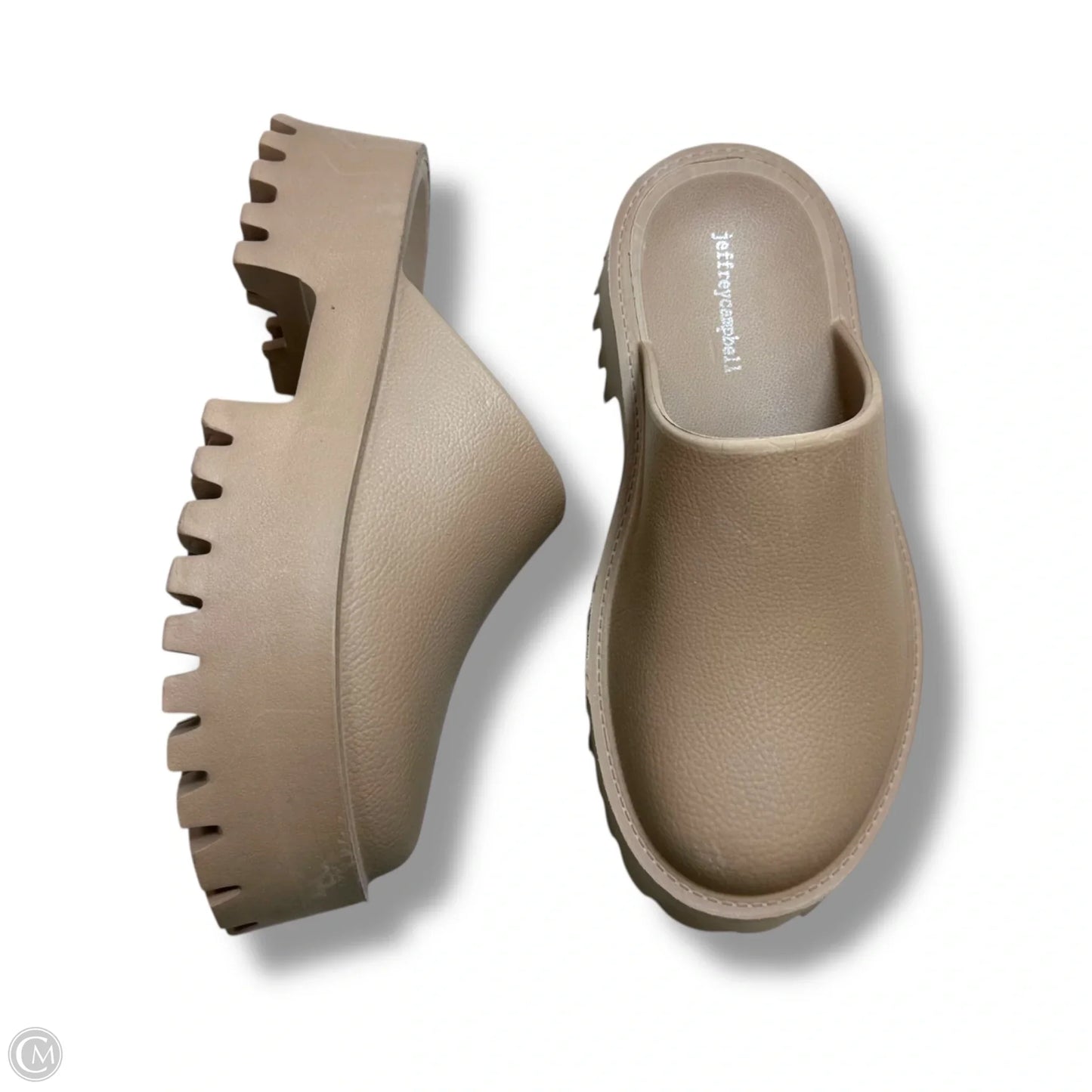 Shoes Heels Block By Jeffrey Campbell In Beige, Size: 9