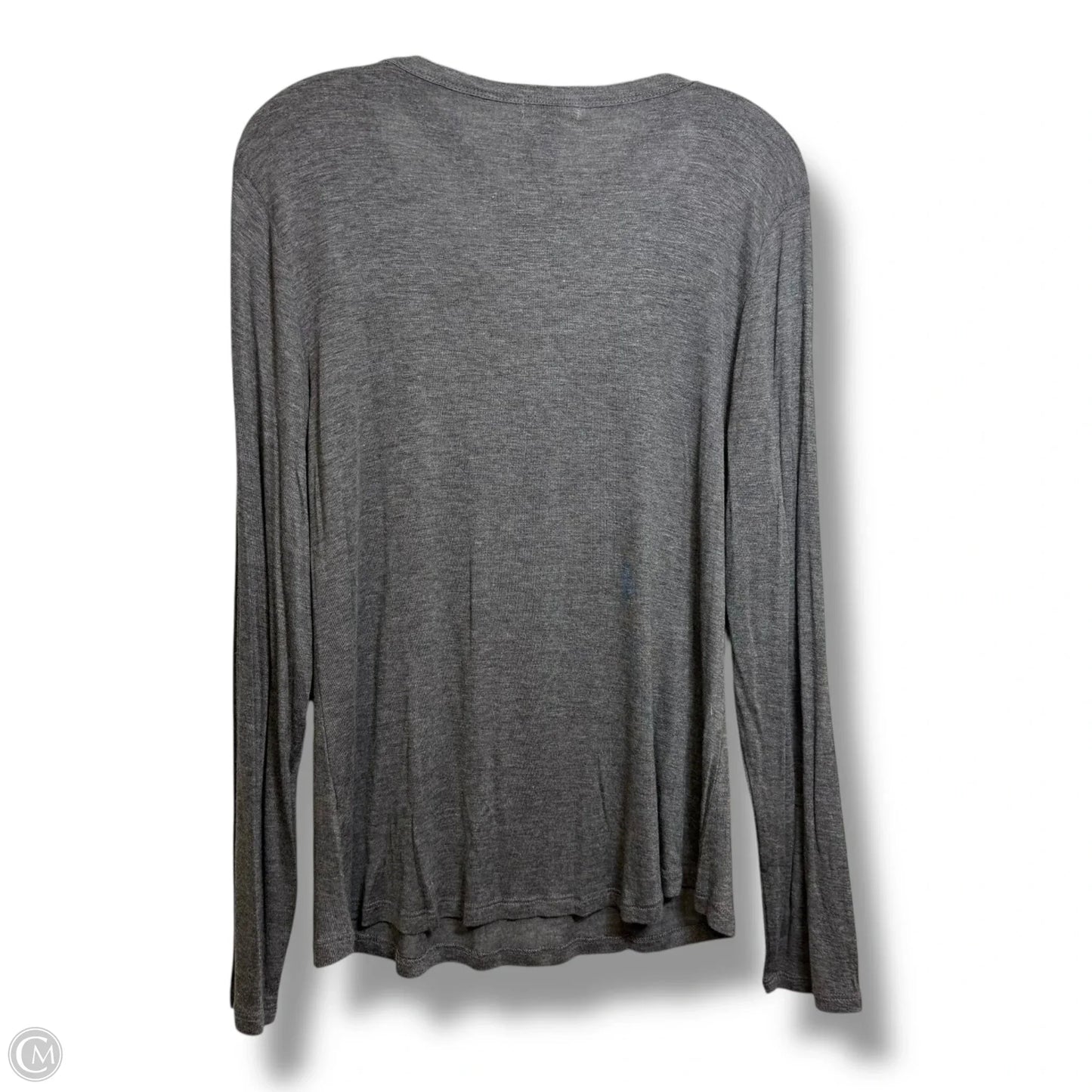 Top Long Sleeve By Cmf In Grey, Size: Xl