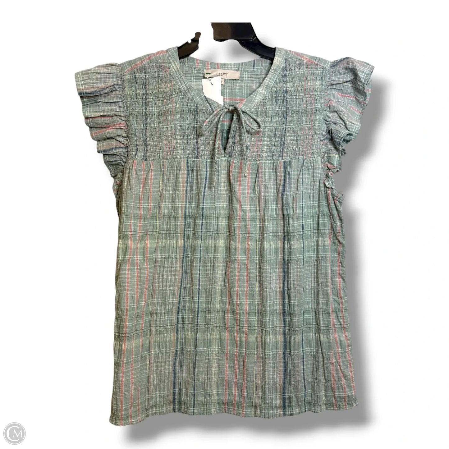 Top Sleeveless By Loft In Multi-colored, Size: L