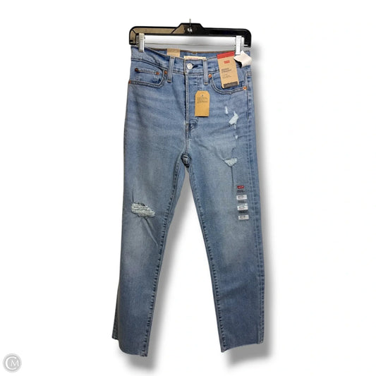 Jeans wedgie Straight By Levis In Blue Denim, Size: 4