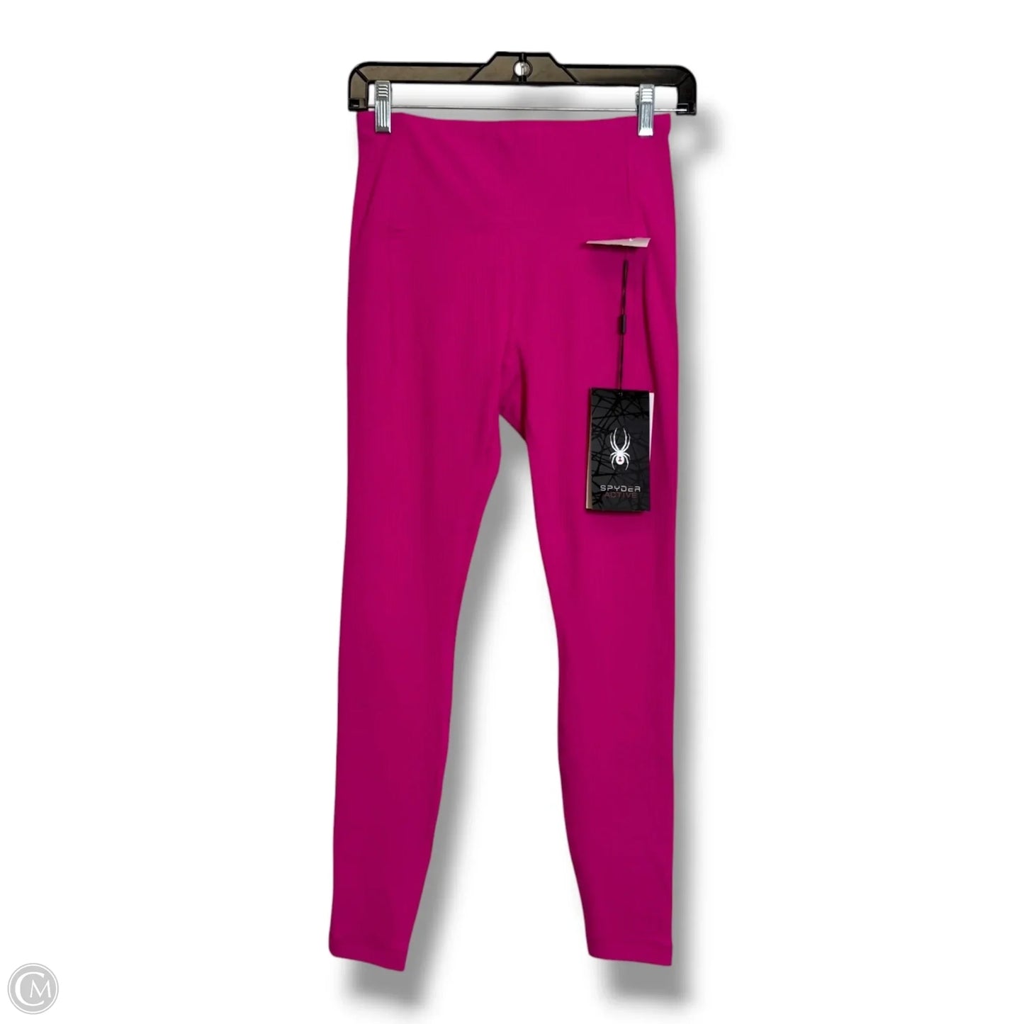 Athletic Leggings By Spyder In Pink, Size: S
