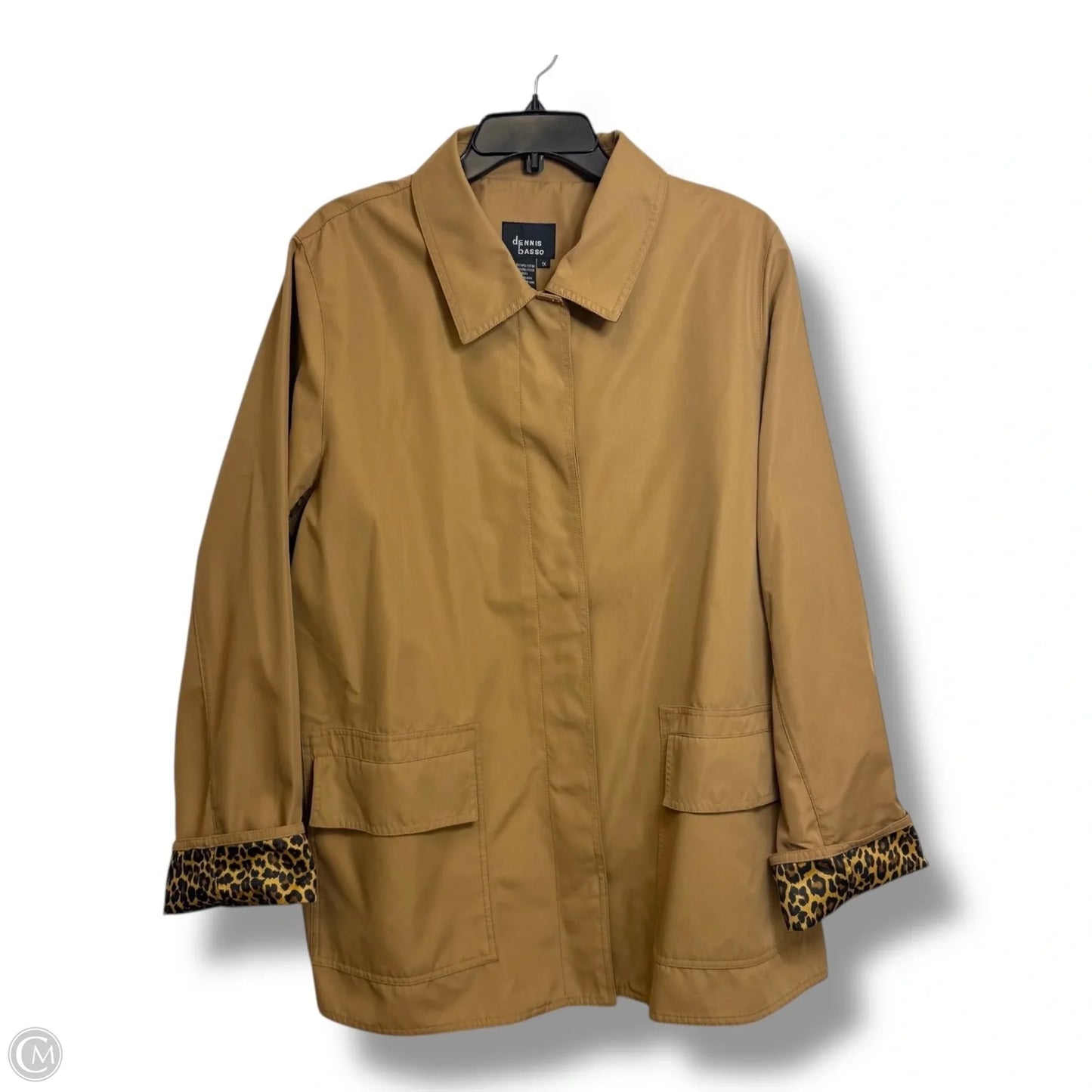Jacket Other By Dennis Basso Qvc In Tan, Size: 1x