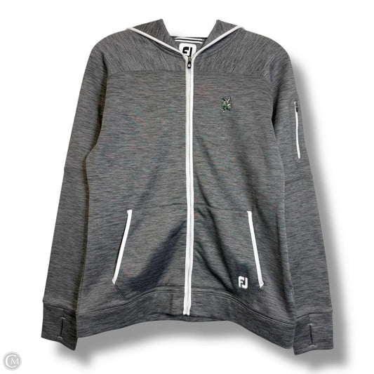 Athletic Jacket By Cme In Grey, Size: S