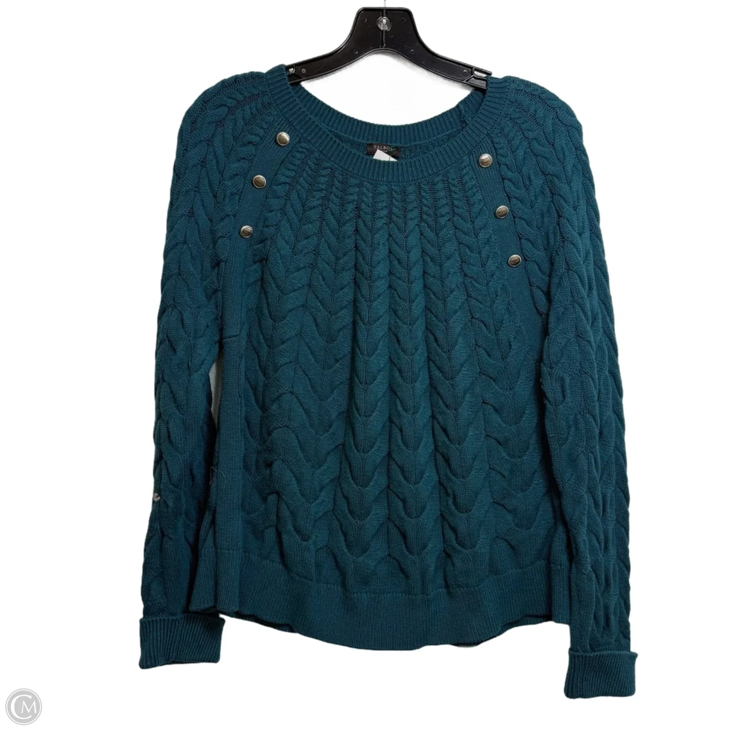 Sweater By Talbots In Teal, Size: Xlp
