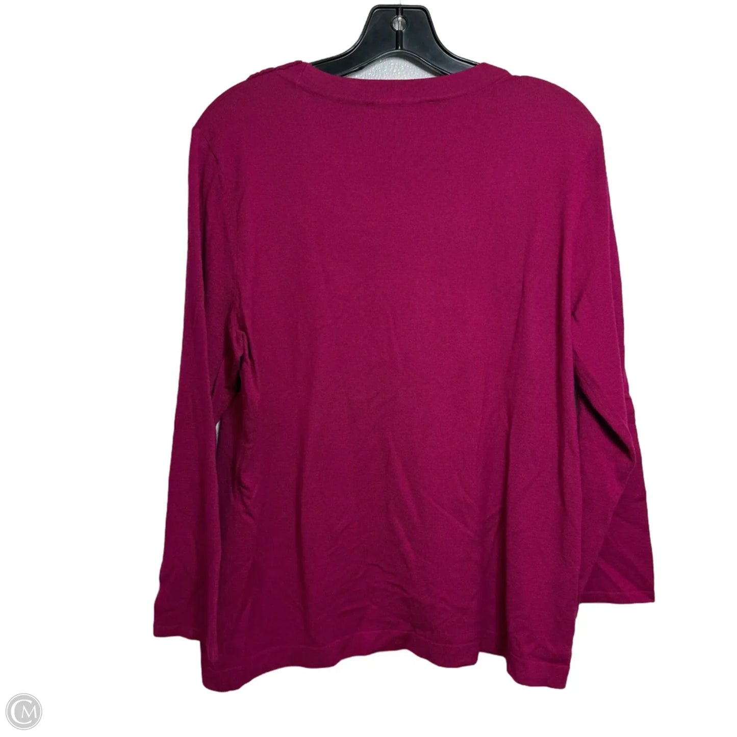 Sweater By Evan-picone In Purple, Size: L