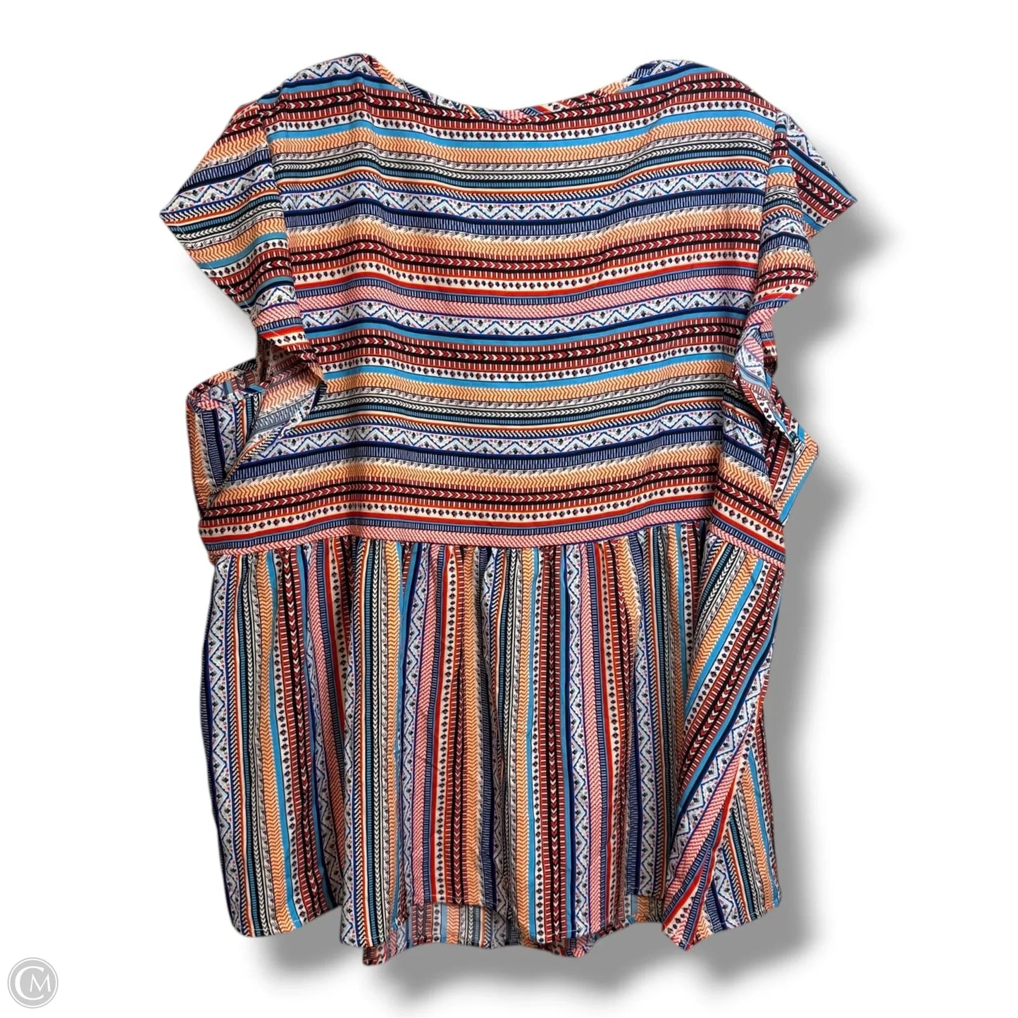 Top Sleeveless By Clothes Mentor In Multi-colored, Size: 4x