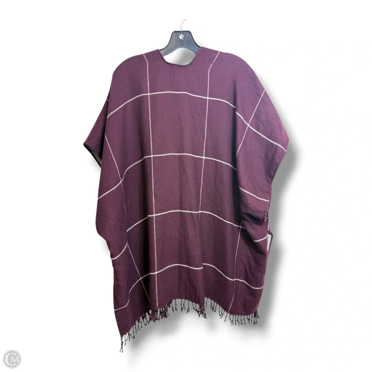 Shawl By Loft In Maroon, Size: Xs