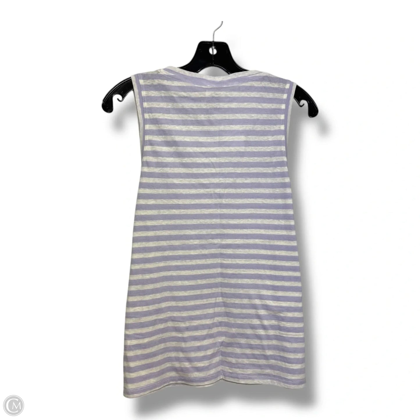 Top Sleeveless Basic By J. Crew In Striped Pattern, Size: M
