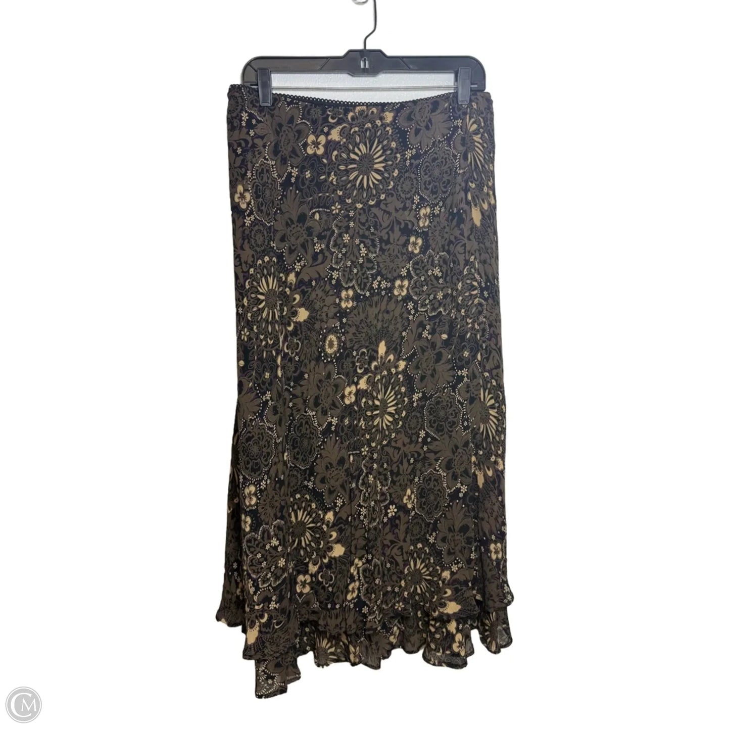 Skirt Midi By Style And Company In Brown, Size: 14