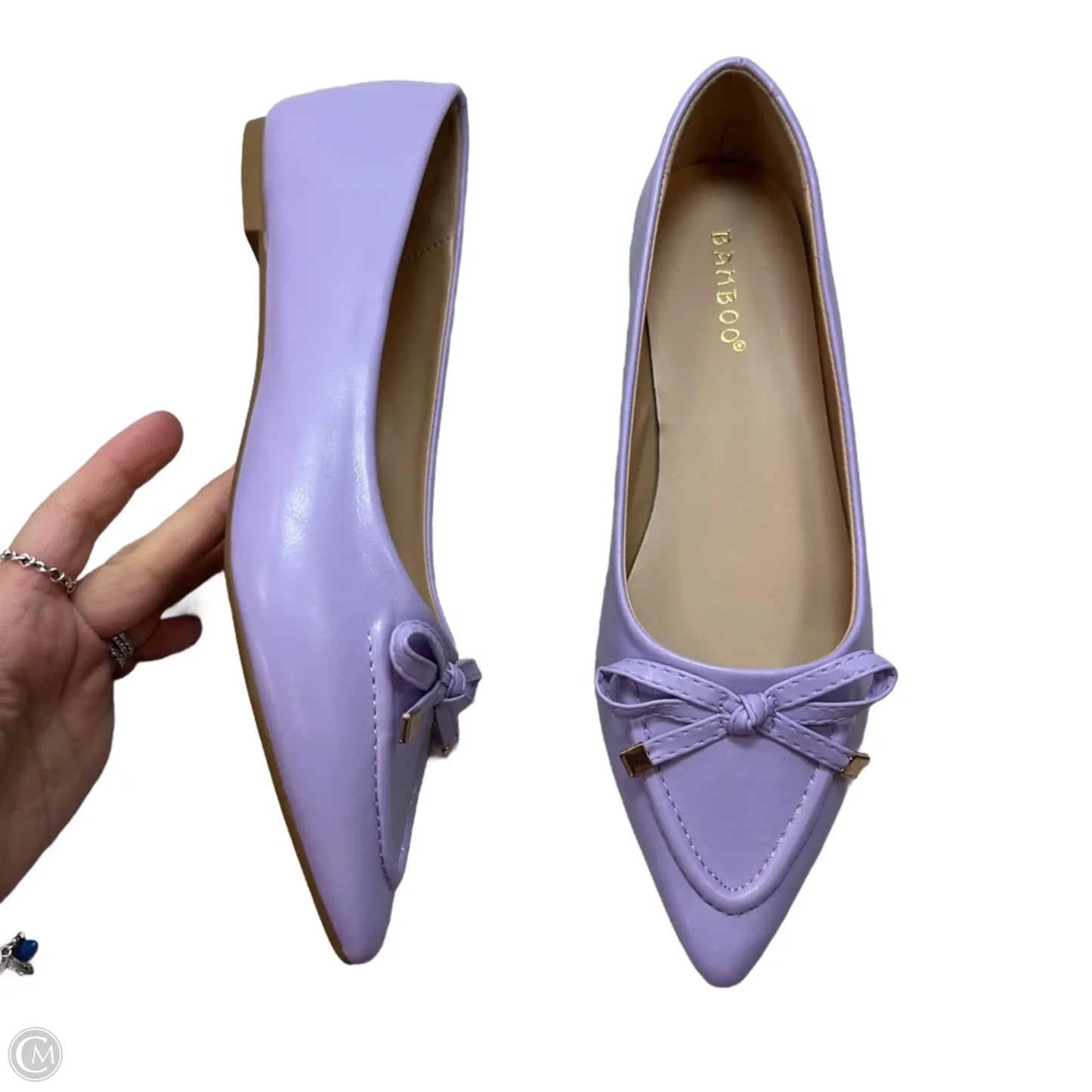 Shoes Flats By Bamboo In Purple, Size: 9