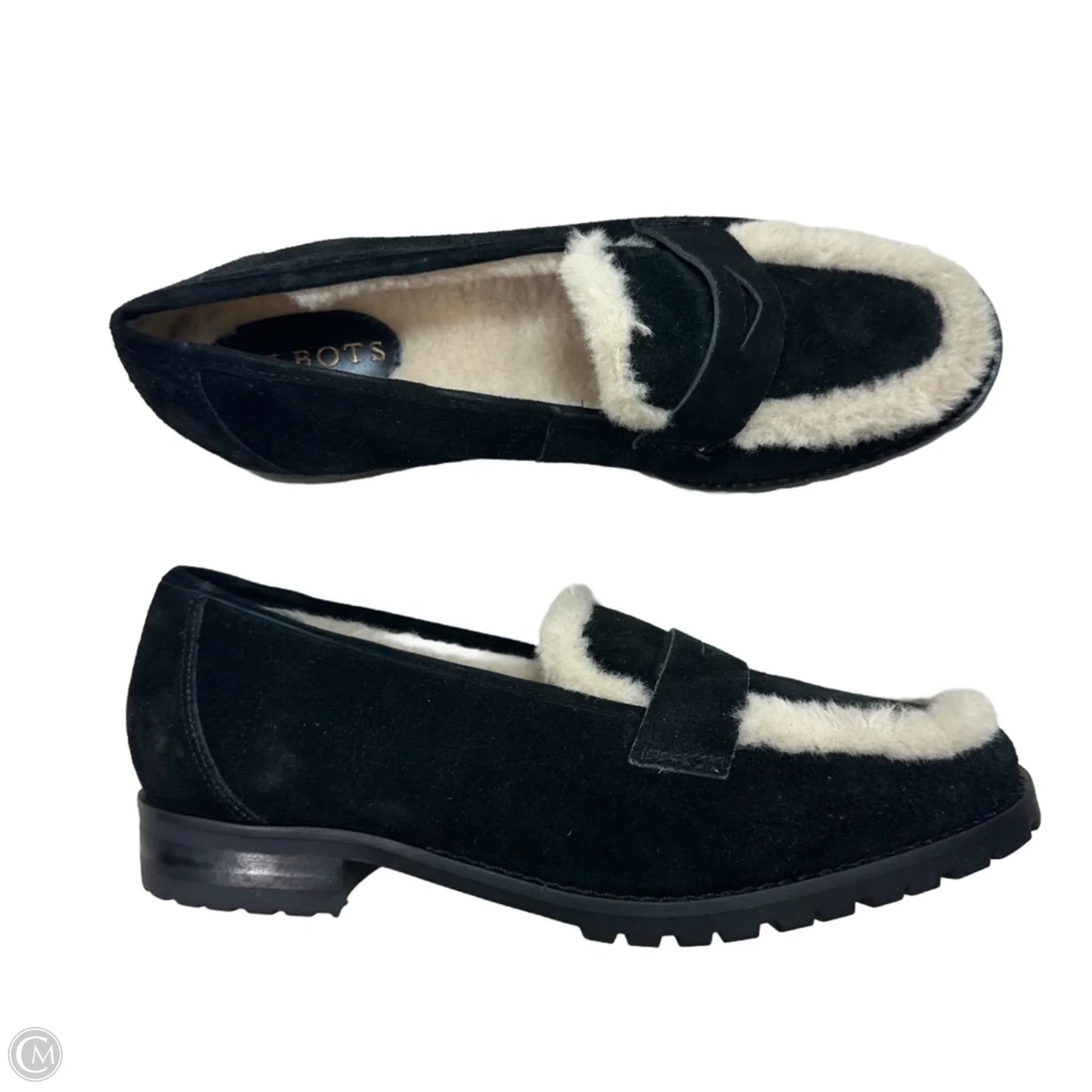 Shoes Flats By Talbots In Black, Size: 8