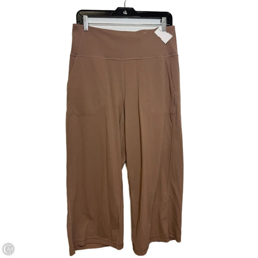 Athletic Capris By Lululemon In Tan, Size: 12