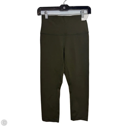 Athletic Leggings By Lululemon In Green, Size: S