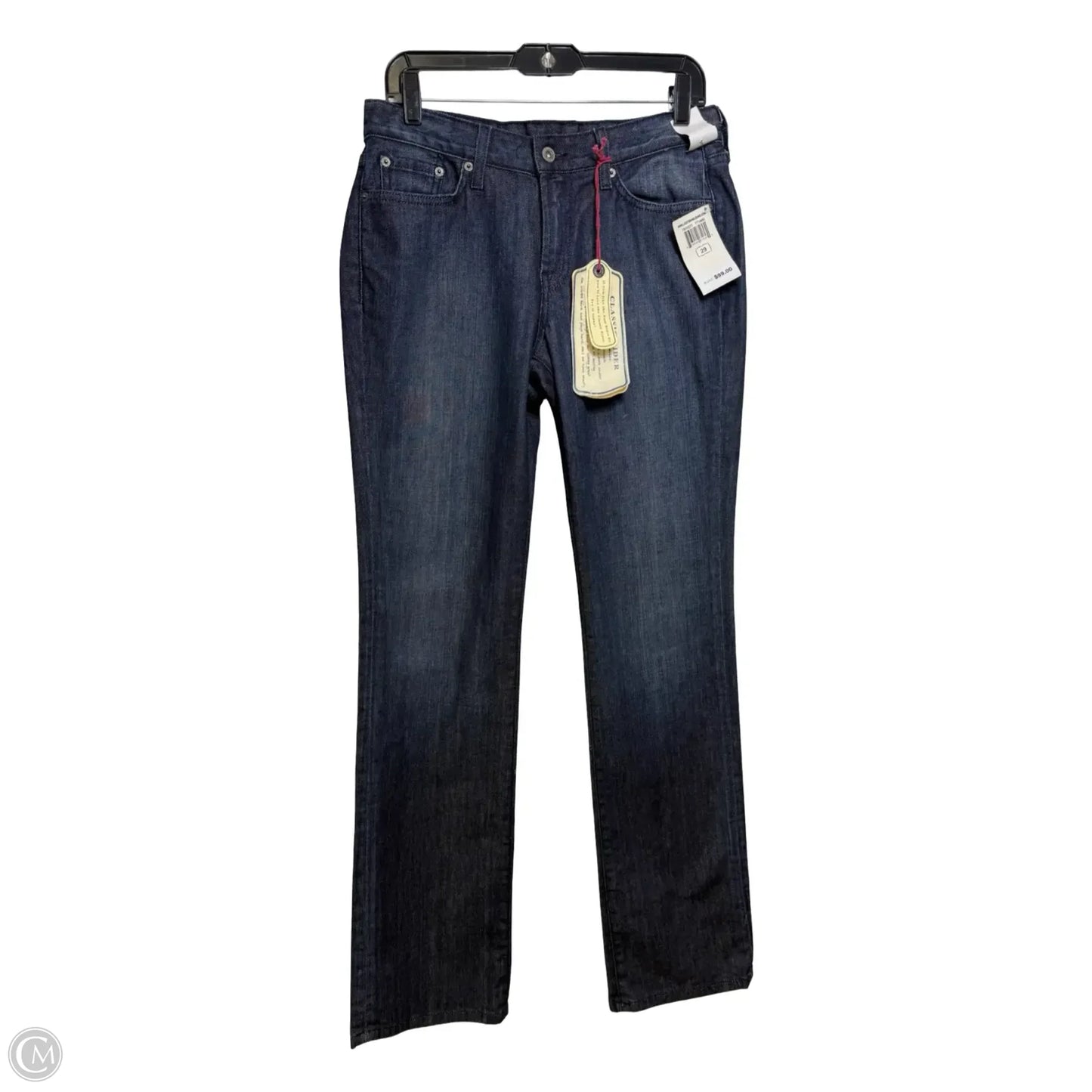 Jeans Straight By Lucky Brand In Blue Denim, Size: 8