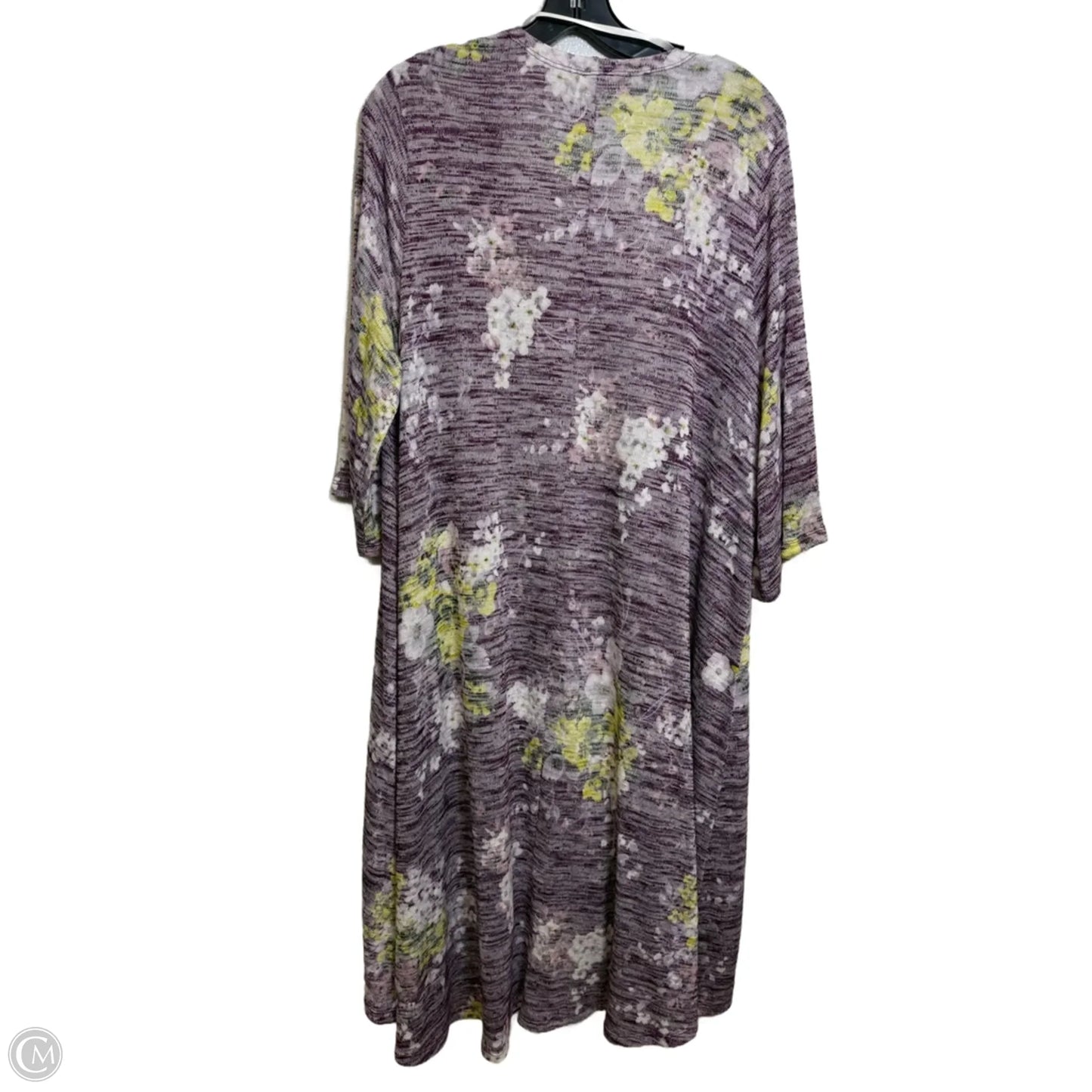 Cardigan By Torrid In Floral Print, Size: 2x