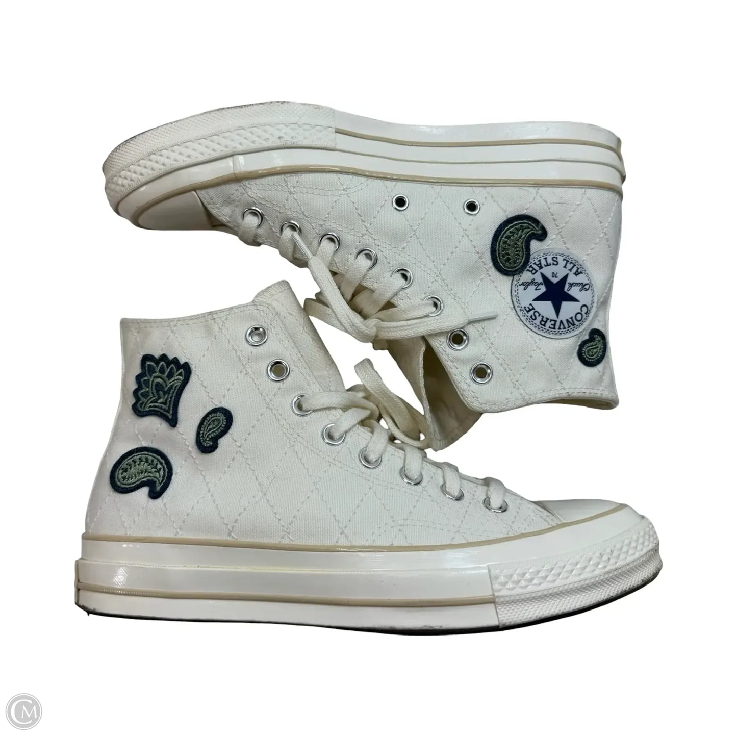 Shoes Sneakers By Converse In Ivory, Size: 9