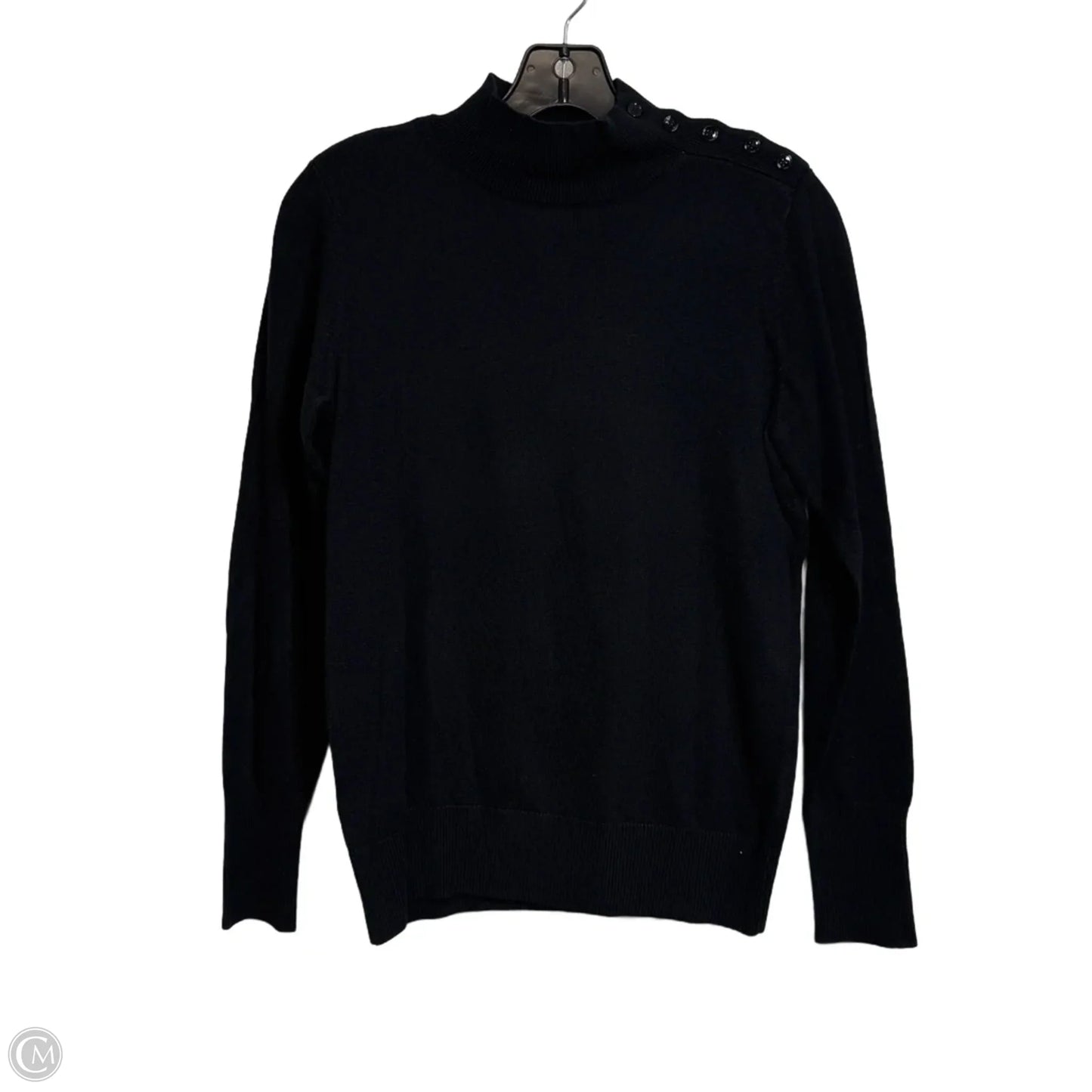 Top Long Sleeve By Ann Taylor In Black, Size: Mp