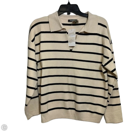 Sweater By Cmf In Striped Pattern, Size: S