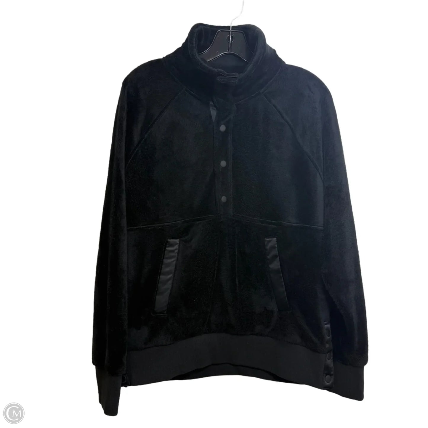 Athletic Jacket By Athleta In Black, Size: M