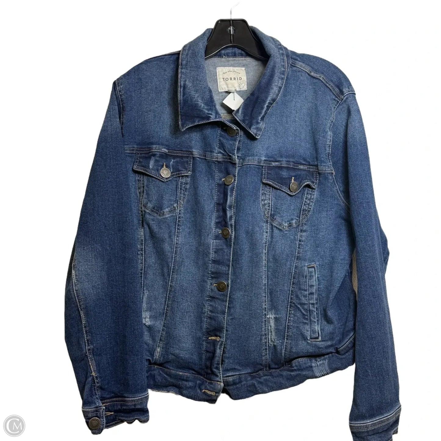 Jacket Denim By Torrid In Blue Denim, Size: 2x