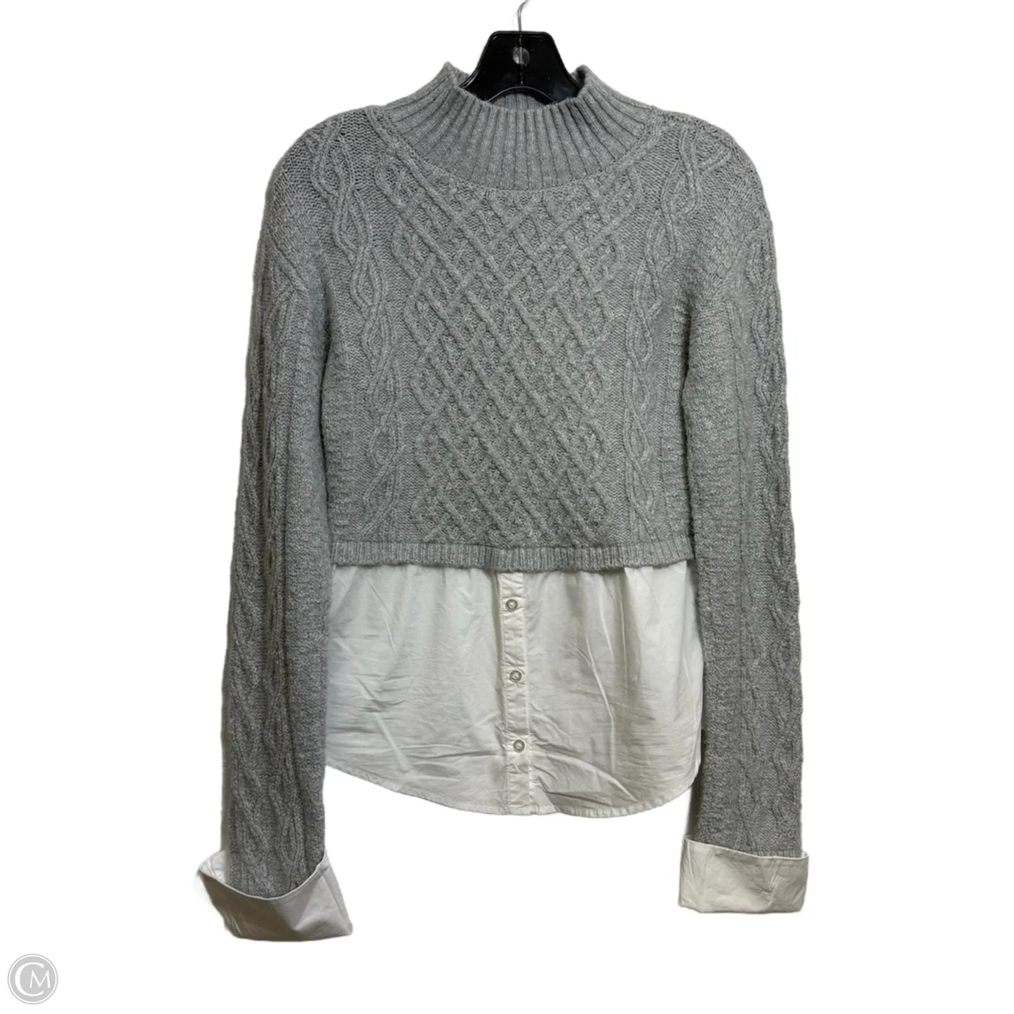 Sweater By Maeve In Grey, Size: Xs