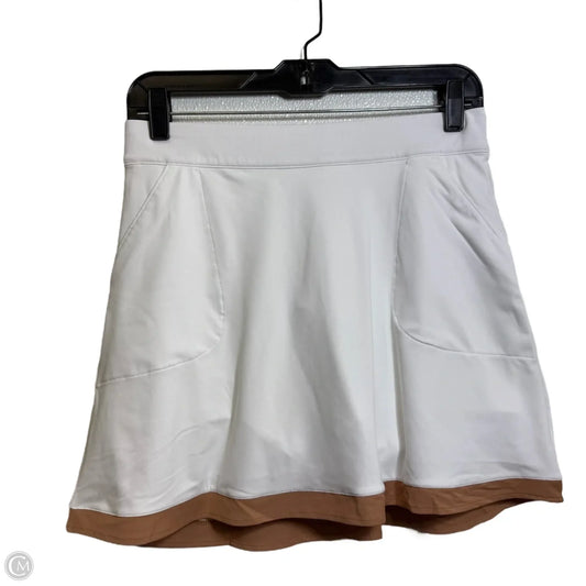 Athletic Skort By Peter Millar In White, Size: S