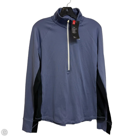 Athletic Jacket By Under Armour In Blue, Size: L