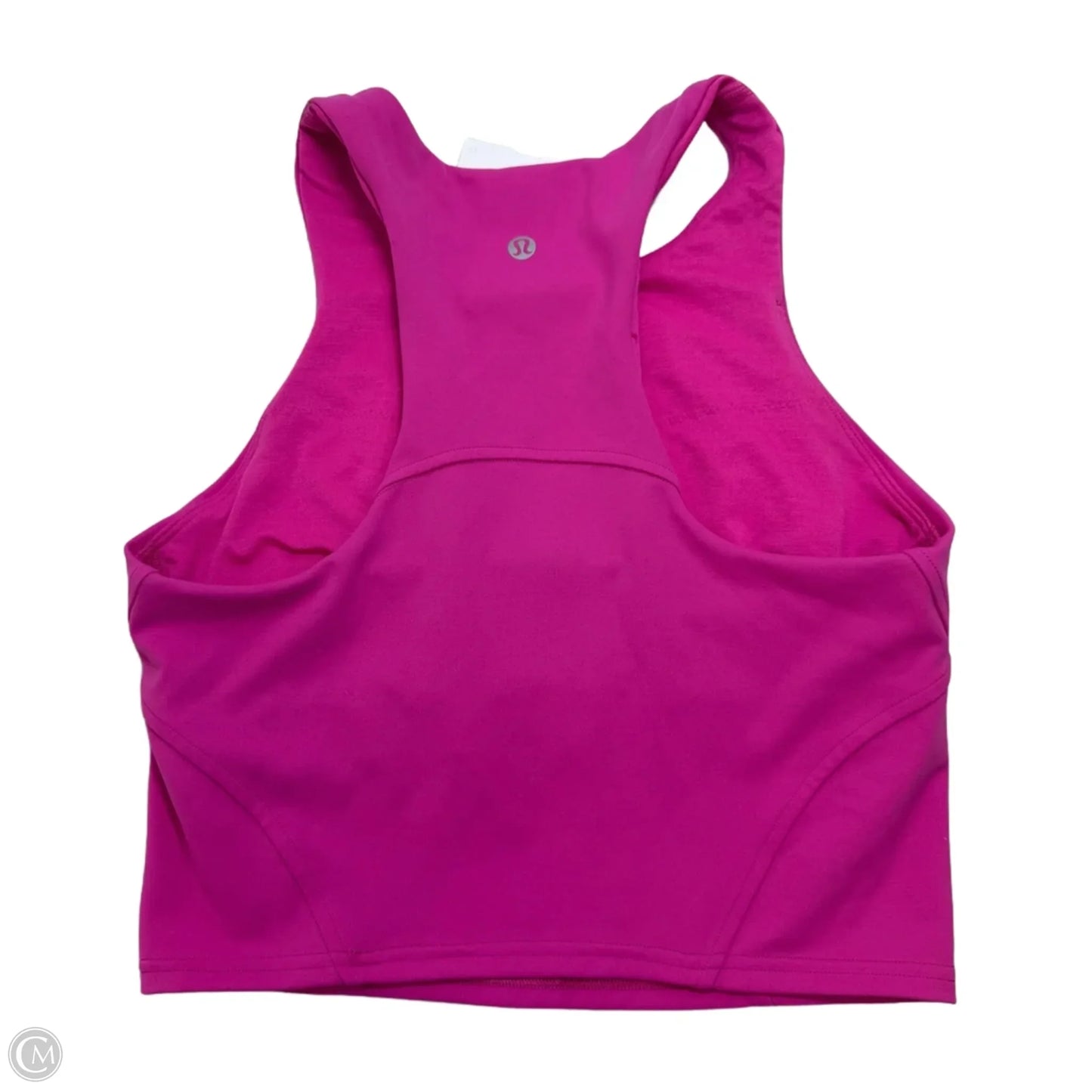Athletic bra Tank Top By Lululemon In Pink, Size: M