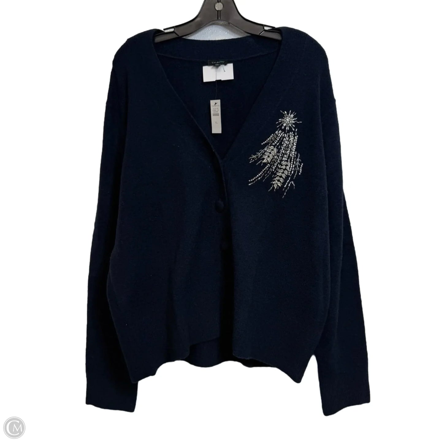 Cardigan By Talbots In Navy, Size: Xl