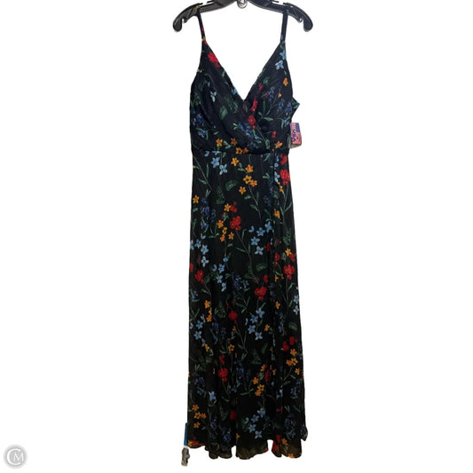 Dress Casual Maxi By Clothes Mentor In Floral Print, Size: 14