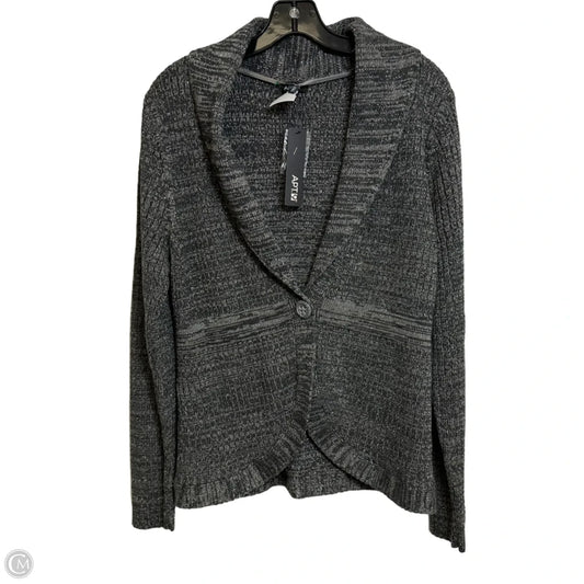 Cardigan By Apt 9 In Grey, Size: L
