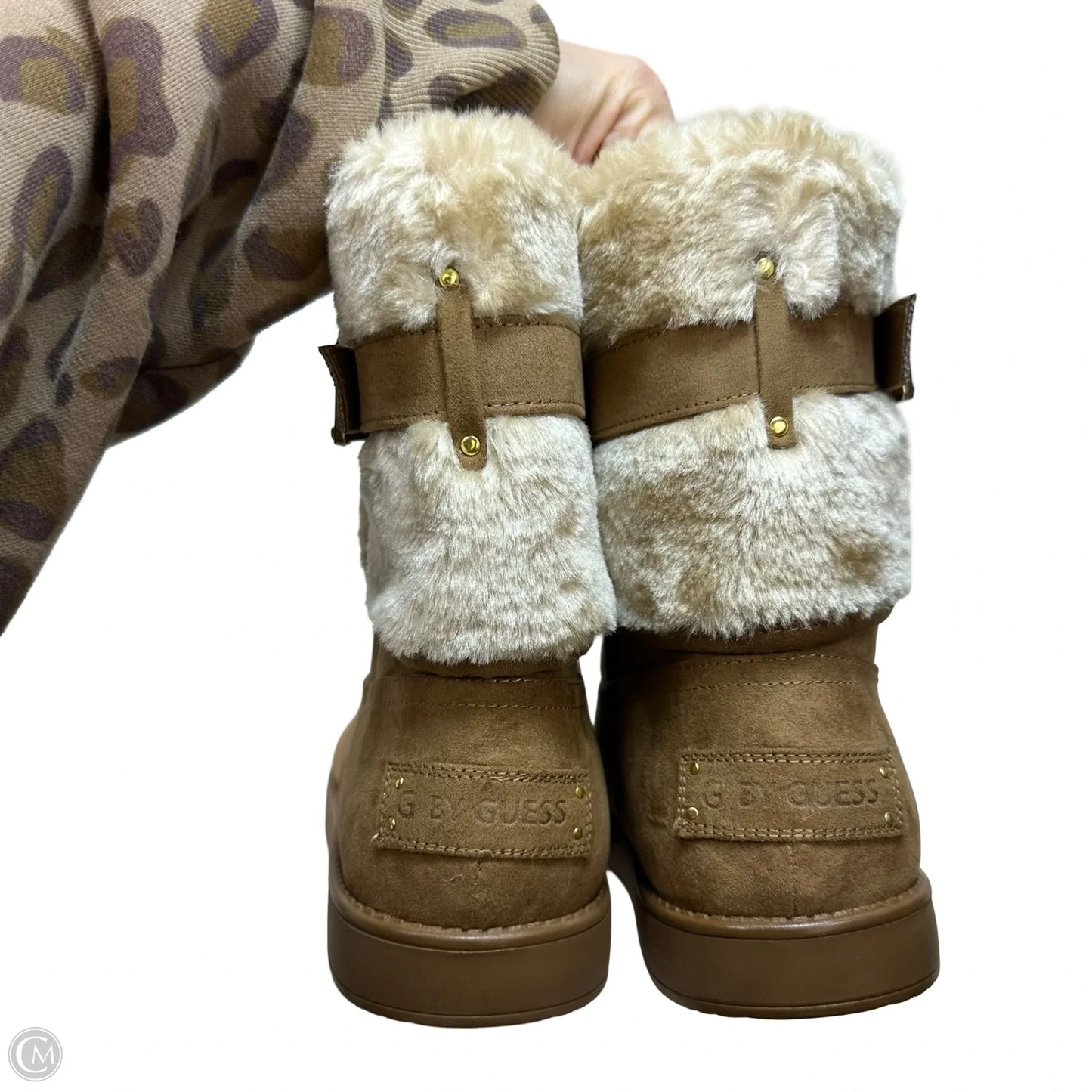 Boots Snow By Guess In Tan, Size: 10
