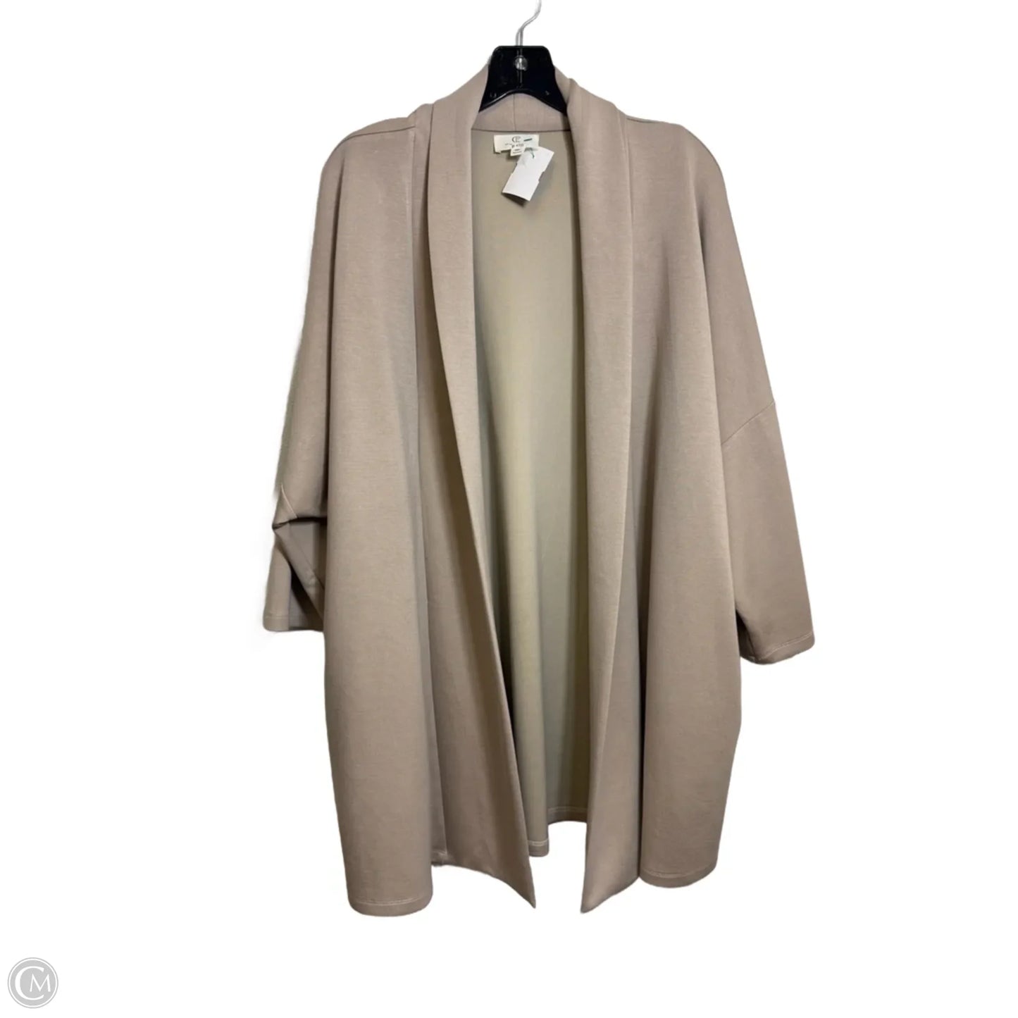 Cardigan By Clothes Mentor In Taupe, Size: M