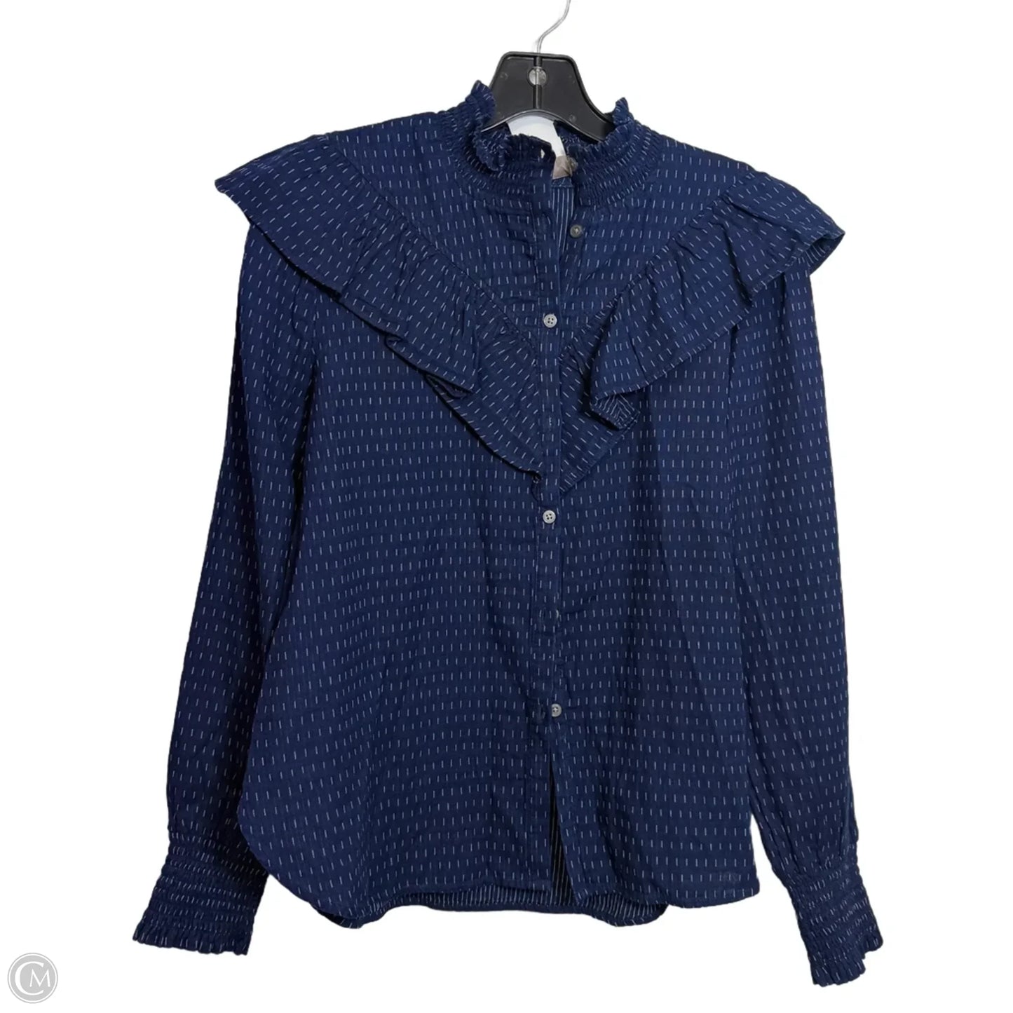 Top Long Sleeve By Loft In Navy, Size: Xs