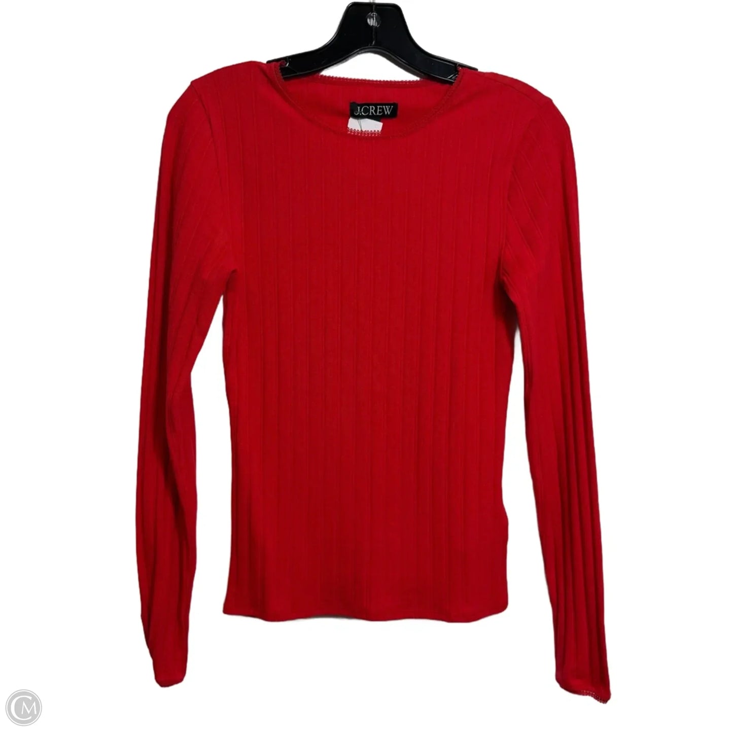 Top Long Sleeve Basic By J. Crew In Red, Size: S
