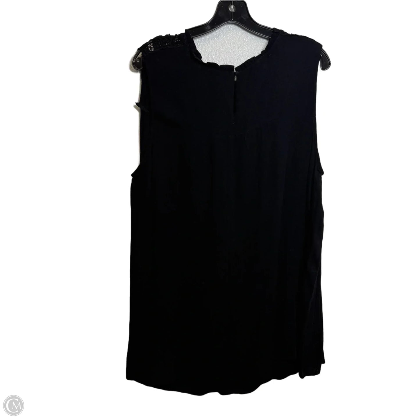 Top Sleeveless By Davi & Dani In Black, Size: 1x