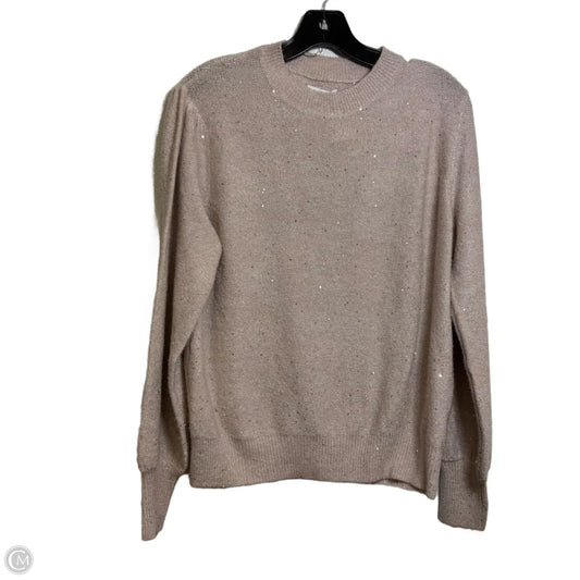Sweater By Clothes Mentor In Beige, Size: L
