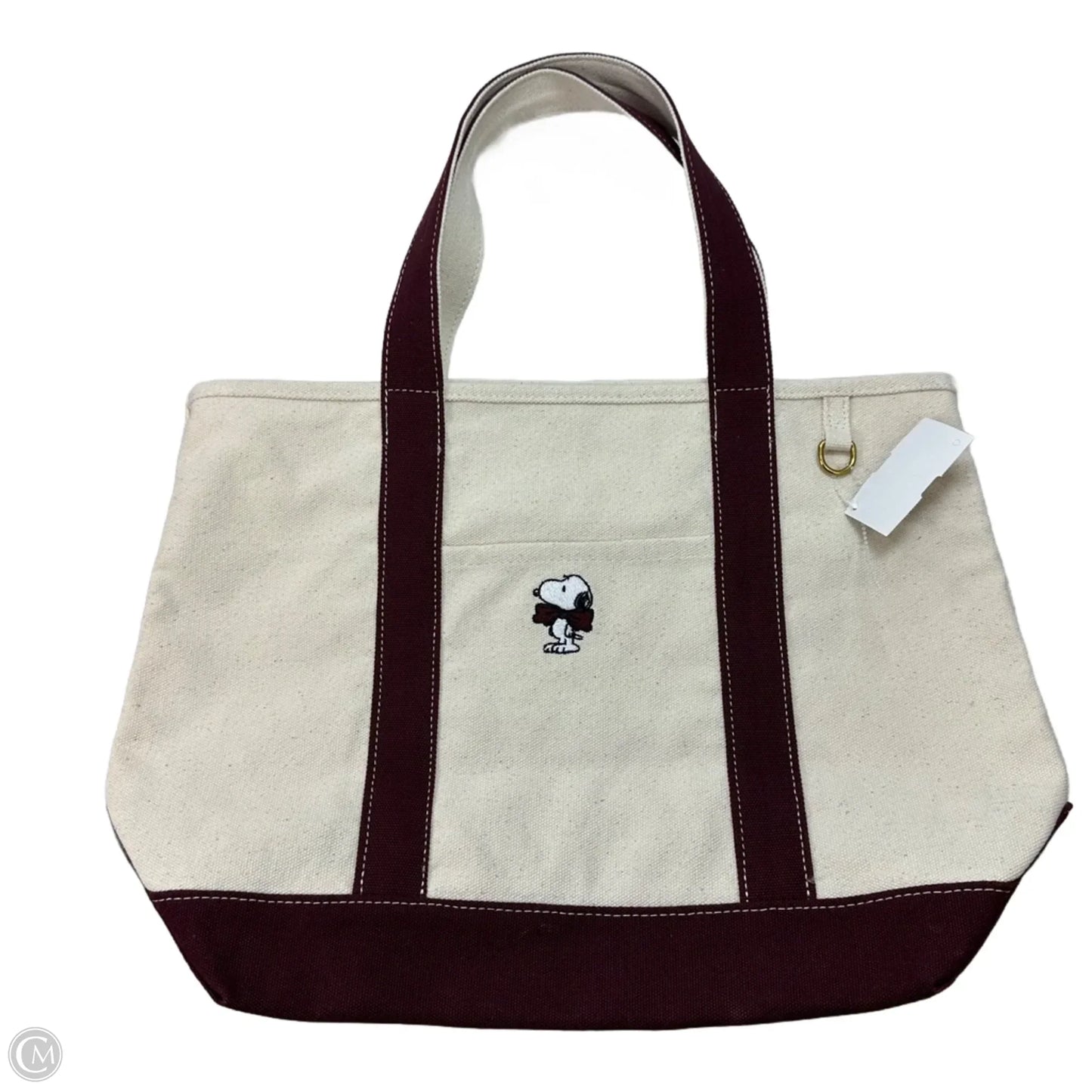 Snoopy canvas Tote By American Eagle, Size: Small
