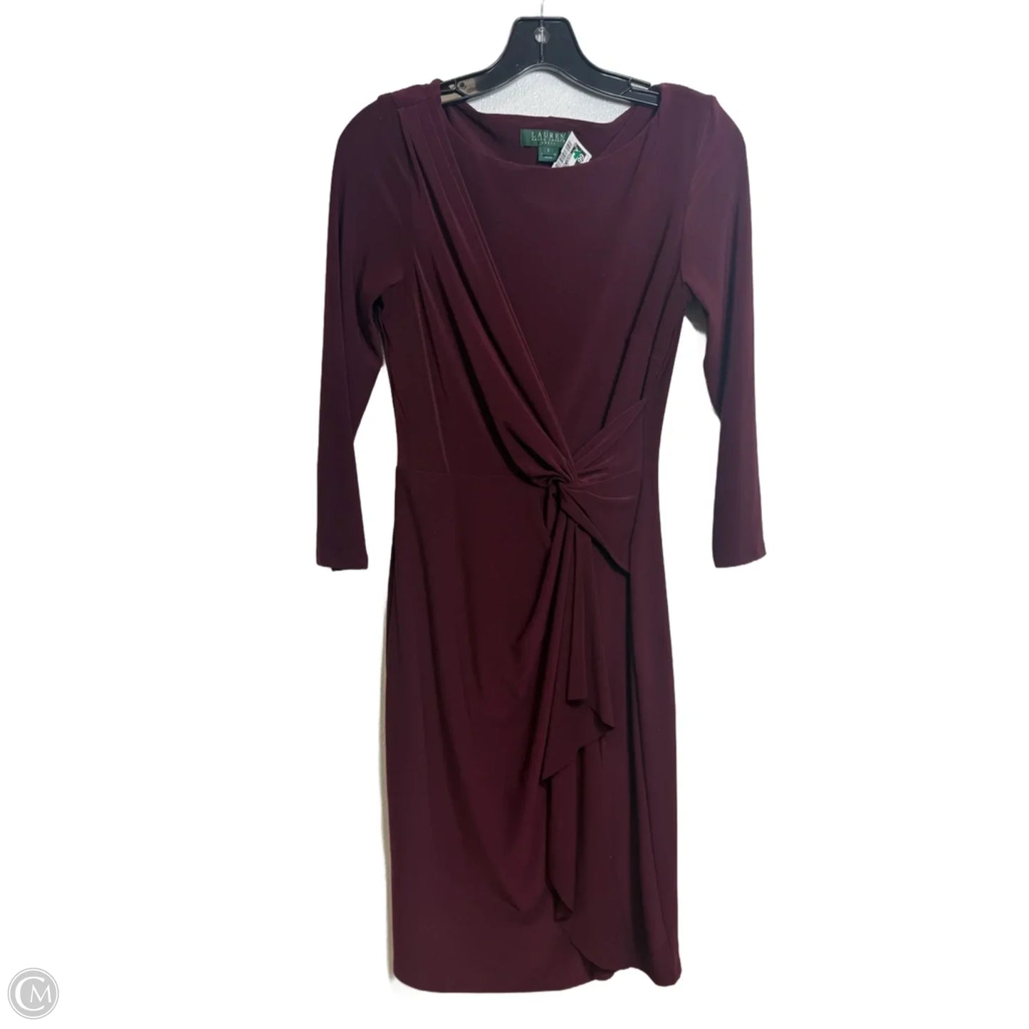 Dress Casual Short By Lauren By Ralph Lauren In Maroon, Size: 2