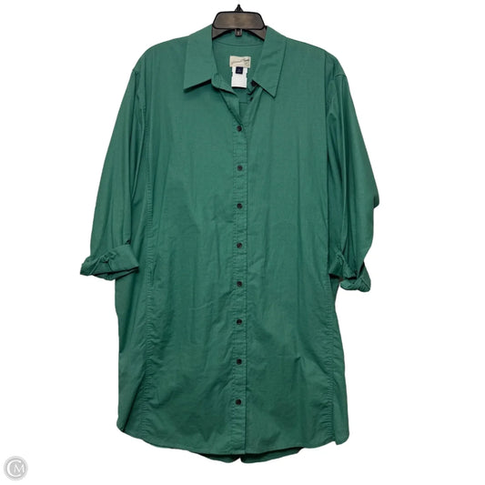 Dress Casual Short By Universal Thread In Green, Size: Xl