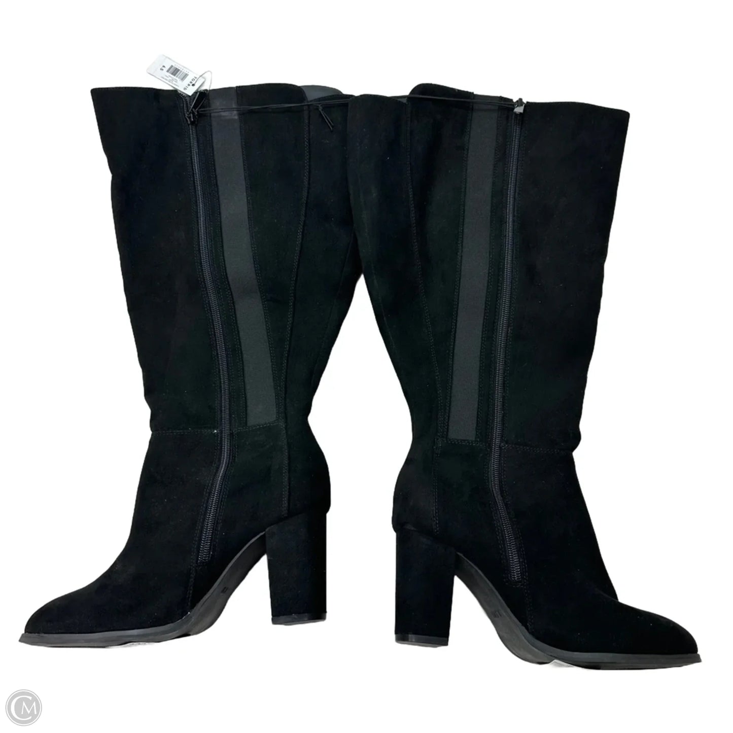 Boots Mid-calf Heels By Torrid In Black, Size: 6.5