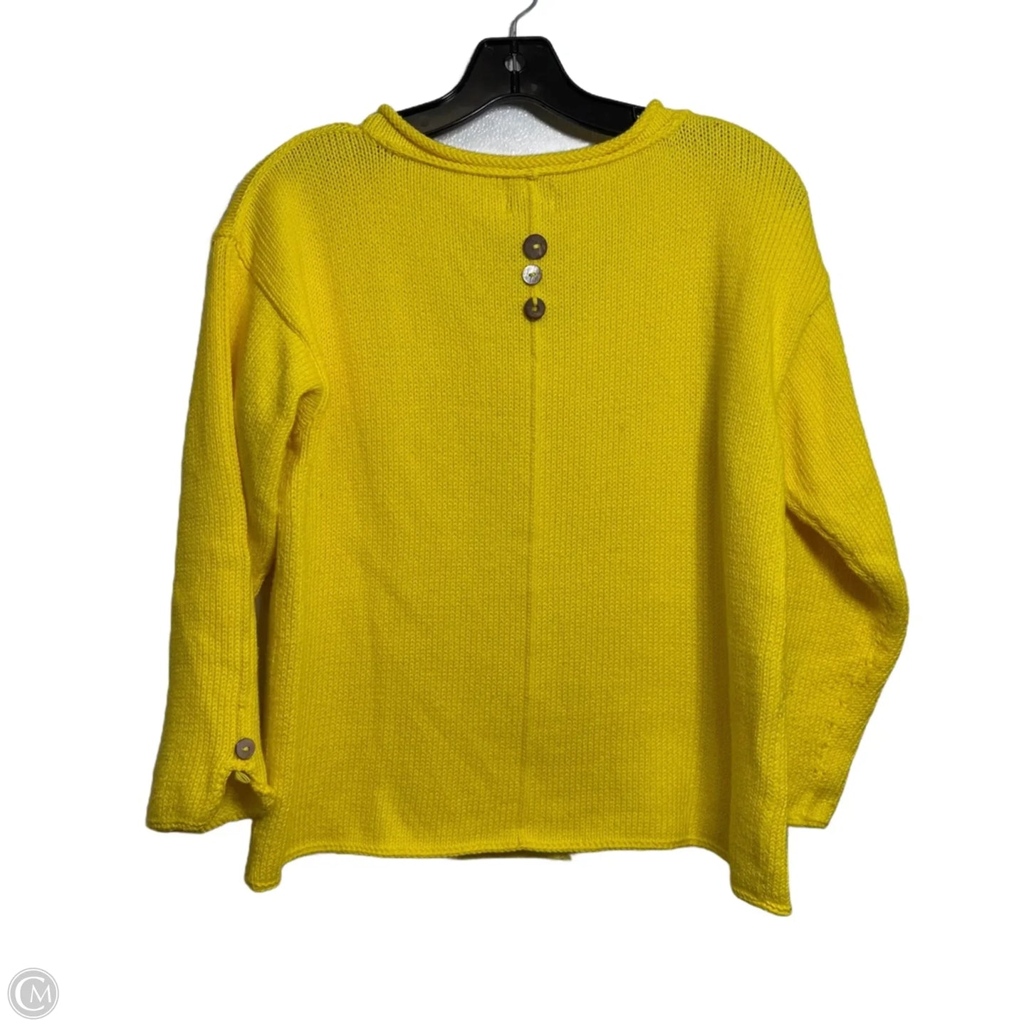 Sweater By Clothes Mentor In Yellow, Size: M